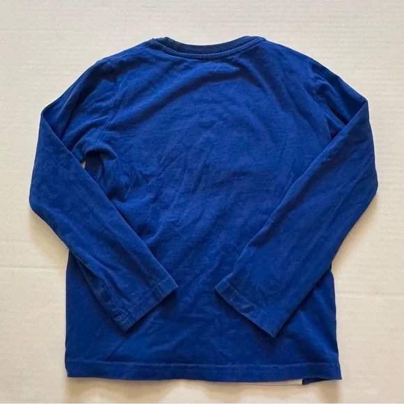 Mini Boden Navy Long Sleeve with Owl Appliqué - Picture 3 of 4